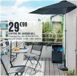 La Foir'Fouille Coffre de jardin 90 l offre
