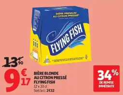 Auchan Flying Fish Bière blonde offre