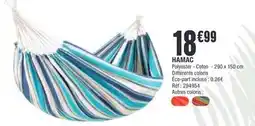 La Foir'Fouille Hamac polyester- coton offre