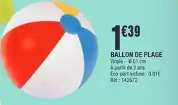 La Foir'Fouille Ballon de plage offre