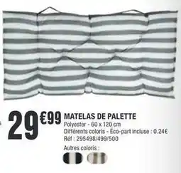 La Foir'Fouille Palette - matelas de offre