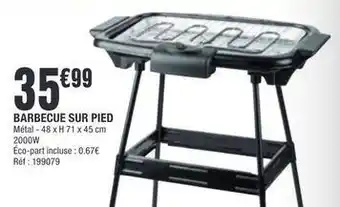 Barbecue sur pied