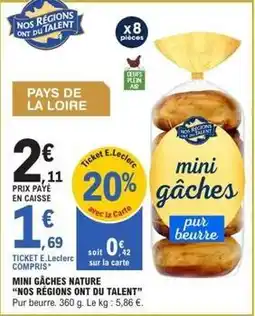 E.Leclerc E.leclerc - mini gaches nature sos regions ont du talent offre