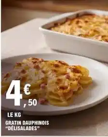 E.Leclerc Le kg gratin dauphinois offre