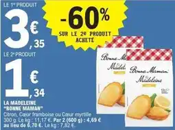 E.Leclerc Bonne maman - la madeleine offre