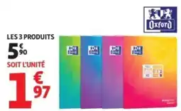 Auchan Oxford cahiers offre