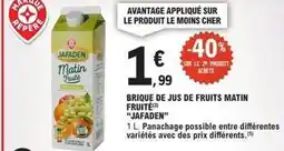 E.Leclerc Brique de jus de fruits matin fruite offre