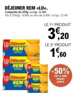 E.Leclerc Lu - déjeuner offre