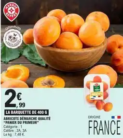 E.Leclerc Abrigots démarche qualité paner du primeur offre