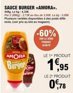 E.Leclerc Amora - sauce burger offre