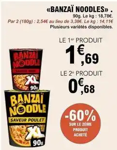 E.Leclerc Banzai - noodles offre