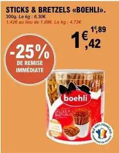 E.Leclerc Boehli - sticks & bretzels offre