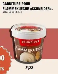 E.Leclerc Schneider - garniture pour flammekueche offre
