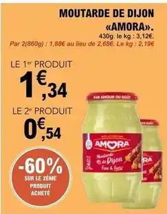 E.Leclerc Amora - moutarde de dijon offre