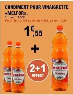 E.Leclerc Melfor - condiment pour vinaigrette offre