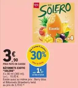 E.Leclerc Bâtonnets exotic offre