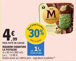 E.Leclerc E.leclerc - magnum signature la pistache offre