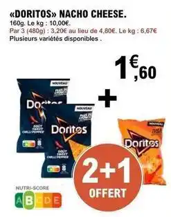 E.Leclerc Doritos - nacho cheese offre