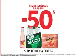 Intermarché Contact Badoit sur tout offre