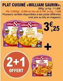 E.Leclerc William saurin - plat cuisine offre