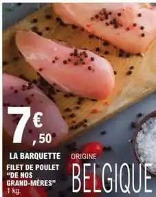 E.Leclerc Nos - la barquette filet de poulet offre