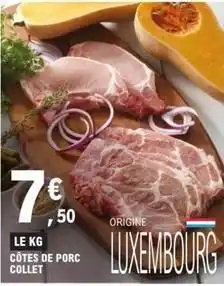 E.Leclerc Côtes de porc collet offre