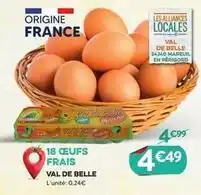 E.Leclerc 18 oeufs frais offre