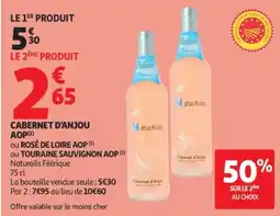 Auchan NaturAiles Cabernet d'Anjou offre