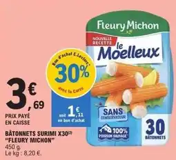 E.Leclerc Fleury michon - bâtonnets surimi offre
