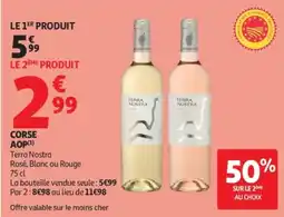 Auchan Terra Nostra corse aop offre