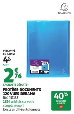 Auchan EXACOMPTA PROTÈGE-DOCUMENTS offre
