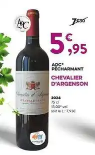 E.Leclerc Aoc - chevalier d'argenson offre