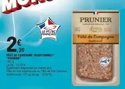 E.Leclerc Prunier - pâté de campagne traditionnel offre