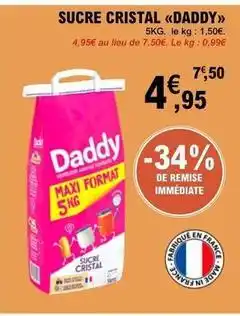 E.Leclerc Daddy - sucre cristal offre