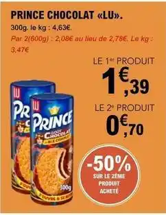 E.Leclerc Lu - prince chocolat offre