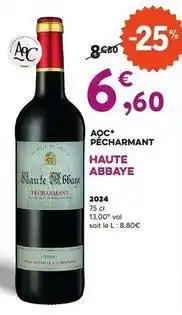 E.Leclerc Aoc - aoc pécharmant haute abbaye offre