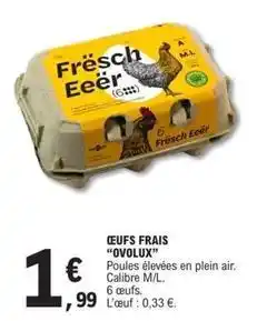 E.Leclerc Oeufs frais offre