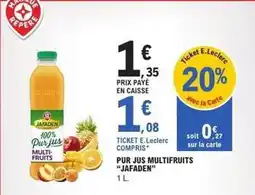 E.Leclerc E.leclerc - pur jus multifruits offre