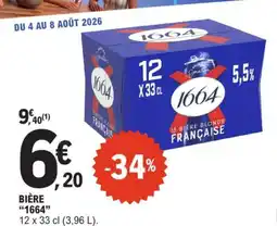 E.Leclerc 1664 - bière offre