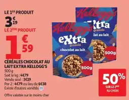 Auchan Kellogg's Céréales chocolat au lait offre