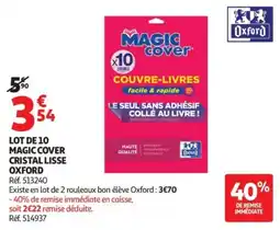 Auchan Oxford Magic Cover offre
