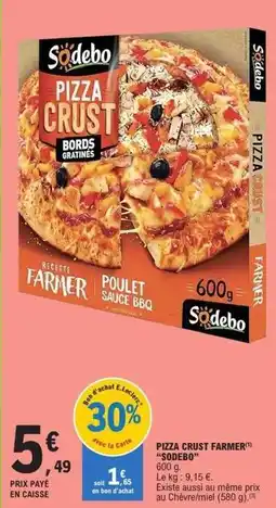 E.Leclerc Sodebo - pizza crust farmer offre
