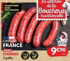 E.Leclerc Porc chorizo à griller offre