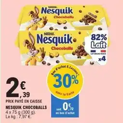 E.Leclerc Nestlé - nesquik chocoballs offre