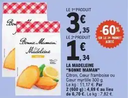 E.Leclerc Express Bonne maman - la madeleine offre