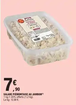E.Leclerc Salade piemontaise au jambon offre