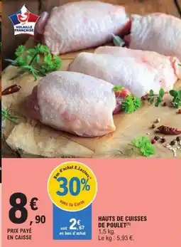 E.Leclerc E.leclerc - hauts de cuisses de poulet offre