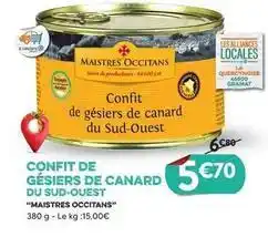 E.Leclerc Canard - confit de gésiers de du sud-ouest offre