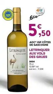 E.Leclerc Aoc - igp cotes de gascogne offre