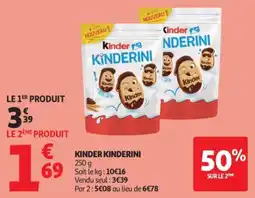 Auchan Kinder Kinderini offre